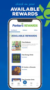 Parker's Rewards screenshot