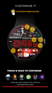 PER23 Digital Watch Face screenshot