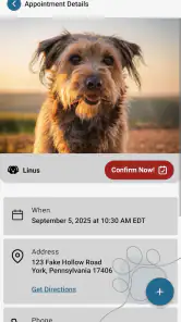 PetPage screenshot