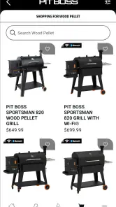 Pit Boss Grills screenshot