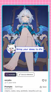 PixAI: AI Anime Art Generator screenshot