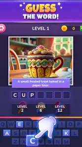 PixelPhrase ™ Pics & Word Game screenshot