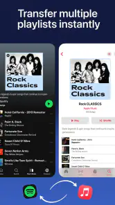 Playlist Transfer for My Music screenshot