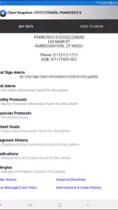 PointCare screenshot