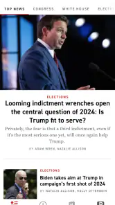 POLITICO screenshot