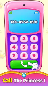 Princess Baby Phone Game screenshot