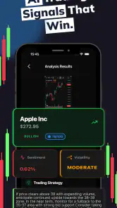 Profit AI trading signals bot screenshot