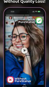 PureStatus: ByeBye Blur Status screenshot