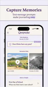 Qeepsake: Family & Baby Book screenshot
