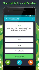 Quiz for Rick and Morty screenshot