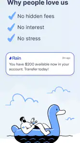 Rain Instant Pay screenshot