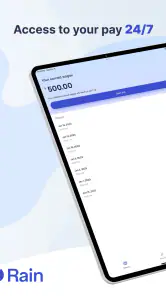 Rain Instant Pay screenshot