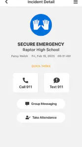 Raptor Alert screenshot