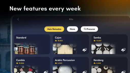 Real Percussion: drum set screenshot