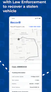RecovR: Vehicle Theft Recovery screenshot