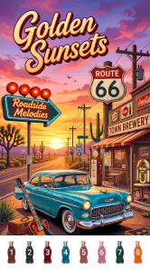 Retro Vibes Paint by Number screenshot