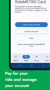 RideMETRO screenshot