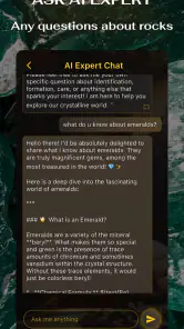 Rock & Crystal Identifier App screenshot