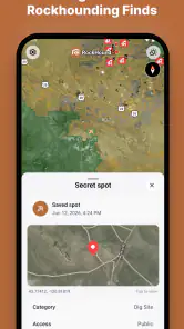 RockHoundR: Rockhounding Map screenshot