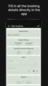 RoomBooking: Rental Calendar screenshot