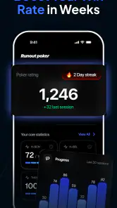 Runout Poker Trainer GTO Coach screenshot