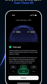 Runout Poker Trainer GTO Coach screenshot