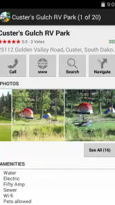 RV Parks & Campgrounds screenshot