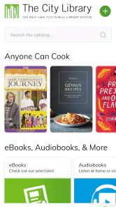 Salt Lake City Public Library screenshot