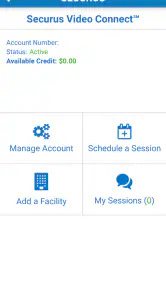 Securus Mobile screenshot