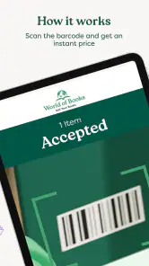 Sell books with World of Books screenshot
