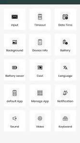 Settings App screenshot