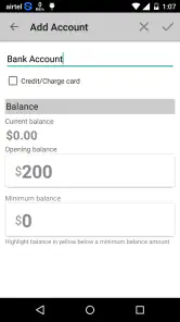 Simple Checkbook Ledger screenshot