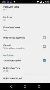 Simple Checkbook Ledger screenshot
