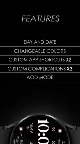 Simple Floral Watch Face screenshot