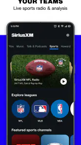 SiriusXM: Music, Sports & News screenshot