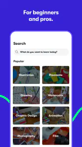 Skillshare: Online Classes App screenshot