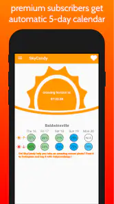 SkyCandy - Sunset Forecast App screenshot
