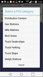 SmartTruckRoute Truck GPS Navi screenshot