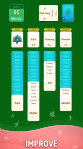 Solitaire Word Association screenshot