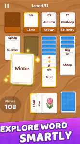 Soliword: Solitaire Link Word screenshot