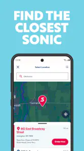 SONIC Drive-In - Order Online screenshot