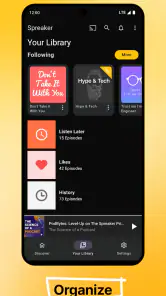 Spreaker Podcasts screenshot