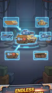 Steelborn: Tank Idle RPG screenshot
