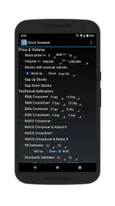 Stock Screener screenshot