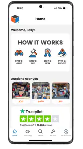 StorageTreasures Auction App screenshot