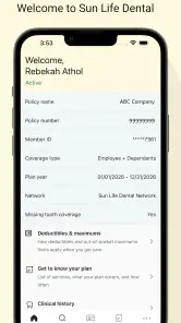 Sun Life Dental (U.S.) screenshot
