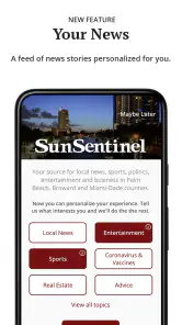 Sun Sentinel screenshot