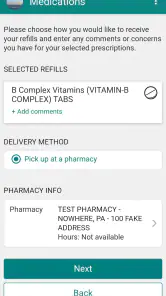 Sutter Health My Health Online screenshot