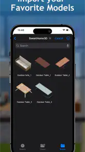 Sweet Home 3D Mobile screenshot