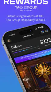 Tao Group Hospitality Rewards screenshot